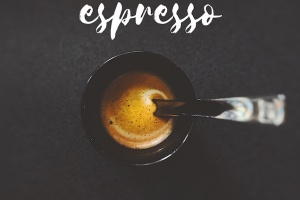 plakat liturgicznego espresso